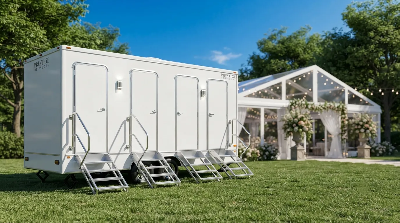 4 Stall Restroom Trailer in Farmington Hills, MI