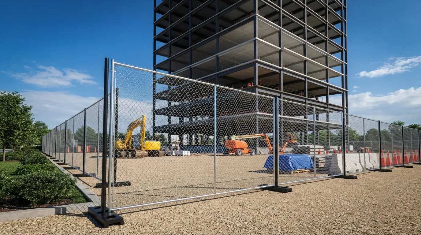 Chain Link Temporary Fence in Farmington Hills, MI