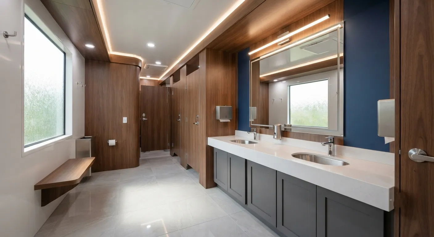 Luxury Restroom Trailer in Farmington Hills, MI